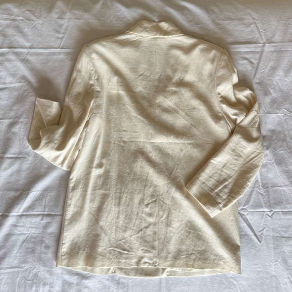 NWT - Old Navy Women’s Size MEDIUM Cream-Colored Blazer - Picture 9 of 12